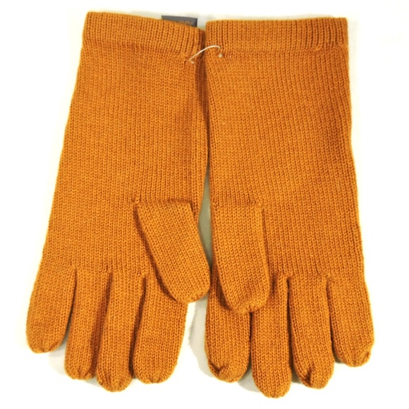 LOUISA PERINI ⚜ WOMEN'S CAMEL CASHMERE WINTER GLOVES - Picture 2 of 2